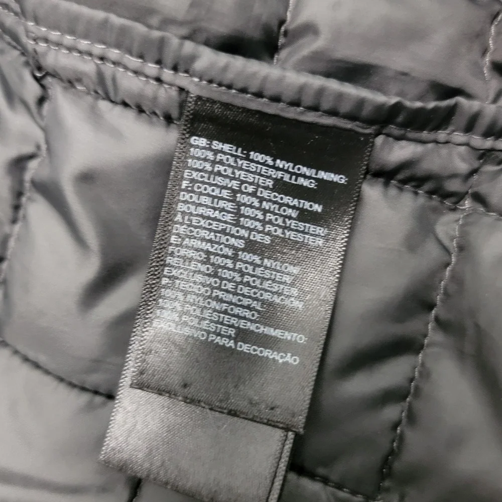 The North Face Jacket Mens Medium Gray ThermoBall Eco Quilted Insulated NF0A3Y3N